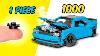 1 Vs 1000 Piece Lego Car Crash Challenge 2025 Sets