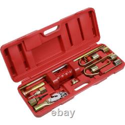 10 Piece Heavy Duty 4.4kg Slide Hammer Set Body Panel & Chassis Hammer Case