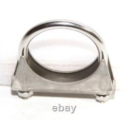 10 Pieces 2.25 I. D. Universal heavy duty Exhaust Hanger 2 1/2 SS U Bolt Clamp