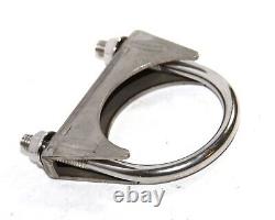 10 Pieces 2.25 I. D. Universal heavy duty Exhaust Hanger 2 1/2 SS U Bolt Clamp