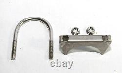 10 Pieces 2.25 I. D. Universal heavy duty Exhaust Hanger 2 1/2 SS U Bolt Clamp