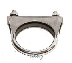 10 Pieces 2.25 I. D. Universal heavy duty Exhaust Hanger 2 1/2 SS U Bolt Clamp