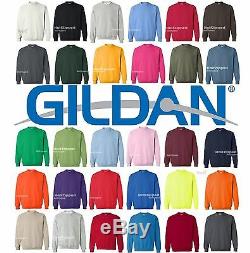 100 Gildan Heavy Blend Crewneck Sweatshirt 18000 S-5XL Wholesale Lot of 100