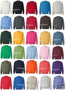 100 Gildan Heavy Blend Crewneck Sweatshirt 18000 S-5XL Wholesale Lot of 100