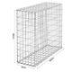 10030cm Gabion Basket / Cages Retaining Stone Garden Wall Heavy Duty 4mm Wire