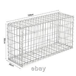 1005030cm 4mm Gabion Stone Basket Cages Retaining Wall Heavy Duty Wire Fence