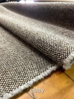 11+ yds Kvadrat Hallingdal 270 Brown & Gray Wool Upholstery Fabric 3 pieces