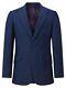 $1150nwt Duchamp London Navy Peak Lapel Heavy Mohair Wool 3 Piece Suit 42 Eu52 R