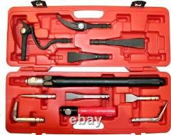 12 Piece Interchangeable Heavy Duty Pry Bar Set T&E Tools 8770