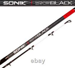 12ft Sonik SkS Black Shore Rod Surf Beachcaster Sea Fishing Fixed Spool 4-6 oz