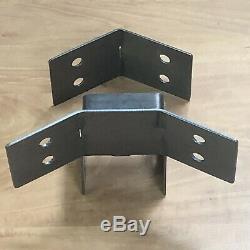 12pc Bracket Set For Hexagon Made with 4x4 Posts Heavy Duty Shop Table Pergola