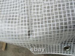 14 mil Heavy Duty Greenhouse Canopy Panels CLEAR Fiber Reinforced- Choose Size