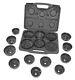 17 Piece Heavy Duty End Cap Filter Wrench Set Lisle 61500 Brand New