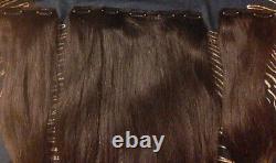 1b Black Hair Clip In Extensions 3-piece 200g 18 Inch Full Head Set Heavy Thick