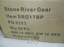 20 Piece Case Stone River Gear Heavy Duty Tactical Backpack SRG1TBP