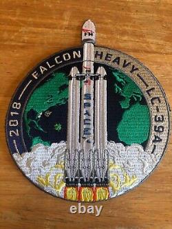 2018 FALCON HEAVY LC-39A SPACE X Authentic NASA Patch embroidered, never used