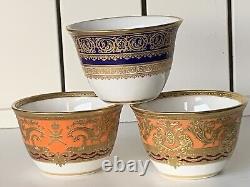 25pcs De Lamerie China Assorted Pattern Oriental Middle Eastern Arabic Tea Bowls