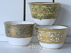 25pcs De Lamerie China Assorted Pattern Oriental Middle Eastern Arabic Tea Bowls