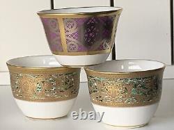 25pcs De Lamerie China Assorted Pattern Oriental Middle Eastern Arabic Tea Bowls