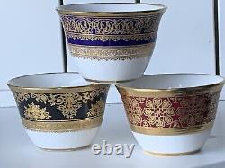 25pcs De Lamerie China Assorted Pattern Oriental Middle Eastern Arabic Tea Bowls