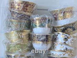 25pcs De Lamerie China Assorted Pattern Oriental Middle Eastern Arabic Tea Bowls