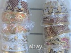 25pcs De Lamerie China Assorted Pattern Oriental Middle Eastern Arabic Tea Bowls