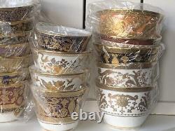 25pcs De Lamerie China Assorted Pattern Oriental Middle Eastern Arabic Tea Bowls