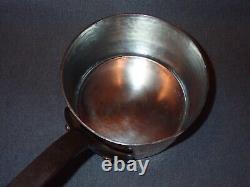 3 Heavy 2.7mm French Copper Sauce Pans Bazar Francais New York 666 New Tin w Lid