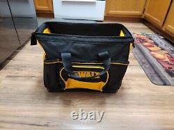 3-Piece Dewalt Large Rolling Heavy Duty Tool Bags / Box With Telescoping Handle