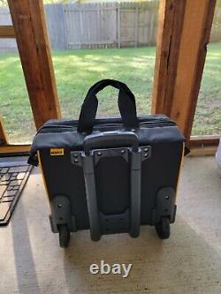 3-Piece Dewalt Large Rolling Heavy Duty Tool Bags / Box With Telescoping Handle