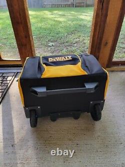 3-Piece Dewalt Large Rolling Heavy Duty Tool Bags / Box With Telescoping Handle