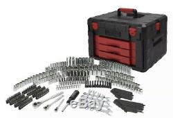 320 Piece Mechanics Repair Tool Set With Heavy Duty Tool Box Sockets Ratchets