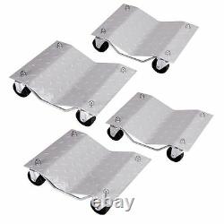 4 Piece Set Tire Wheel Dollies Dolly Heavy Duty Vehicle Car Auto Repair Diamond