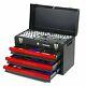 408-piece Mechanics Tool Set With 3-drawer Heavy Duty Metal Tool Chest