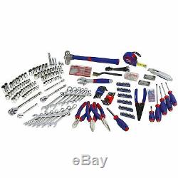 408-Piece Mechanics Tool Set with 3-Drawer Heavy Duty metal tool chest