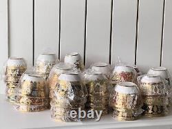 49 x De Lamerie China Assorted Patterns Oriental Middle Eastern Arabic Tea Bowls