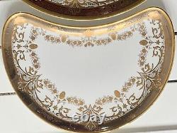 5pcs De Lamerie Heavily Gilded Gold Encrusted Chatsworth Garland Dinner Set