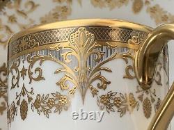 5pcs De Lamerie Heavily Gilded Gold Encrusted Chatsworth Garland Dinner Set