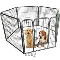 6 Piece Heavy Duty Modular Puppy Exercise Play/Whelping Pen 100cm Height