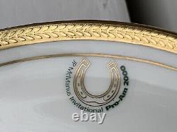 6 x New Aynsley Belleek JP McManus Invitational Pro Am 2000 Crescent Plates 8.5