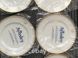 6 x New Aynsley Belleek JP McManus Invitational Pro Am 2000 Dinner Plates 10.75