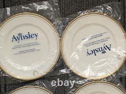 6 x New Aynsley Belleek JP McManus Invitational Pro Am 2000 Dinner Plates 10.75