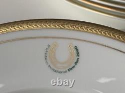 6 x New Aynsley Belleek JP McManus Invitational Pro Am 2000 Dinner Plates 10.75