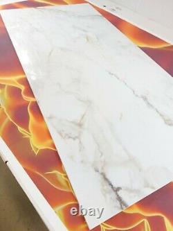 60x120cm extra large PISA GOLD marble effect polished porcelain tiles 11 pieces