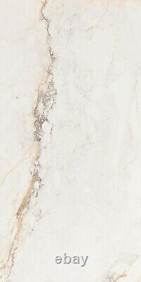 60x120cm extra large PISA GOLD marble effect polished porcelain tiles 11 pieces