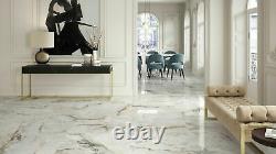 60x120cm extra large PISA GOLD marble effect polished porcelain tiles 11 pieces