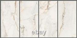 60x120cm extra large PISA GOLD marble effect polished porcelain tiles 11 pieces