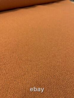 7.25 yds Kvadrat Tonus 464 Cider Orange Wool Upholstery Fabric 2 pieces