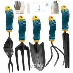 7-Piece Heavy-Duty Alloy Steel Garden Tool Set, Garden Tool Set