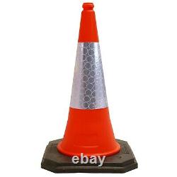 750mm Road Traffic Cone 2-Piece Design Heavy Duty Safety Street Cone Orange